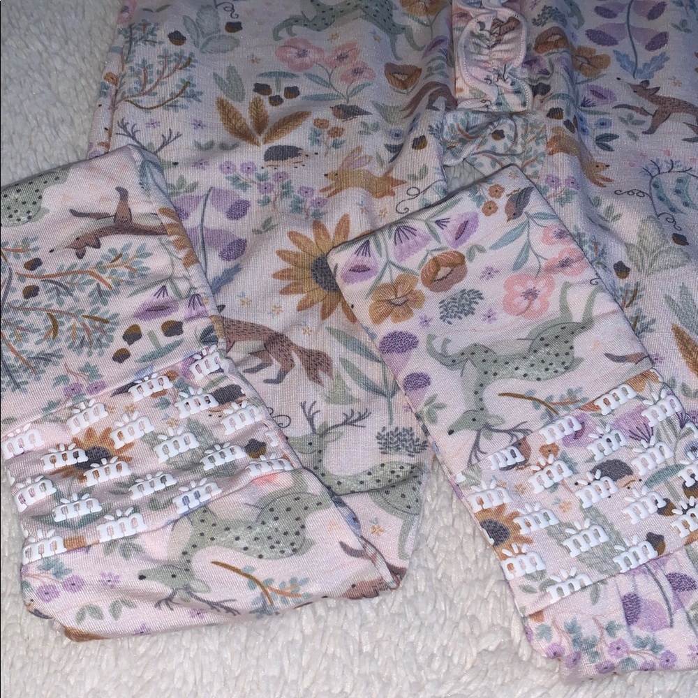 NWT Magnetic Me Floral Convertible Footie Garden of Dreams 18-24M - Picture 4 of 9